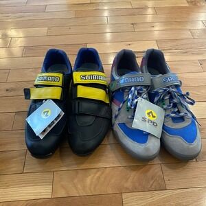 Shimano Cycling Shoe Bundle SH-M110 SH-M051 Mens EU 46 SPD MTB New 2 Pair
